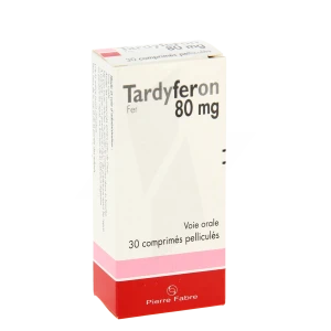 Tardyferon 80 Mg, Comprimé Pelliculé Plq/30