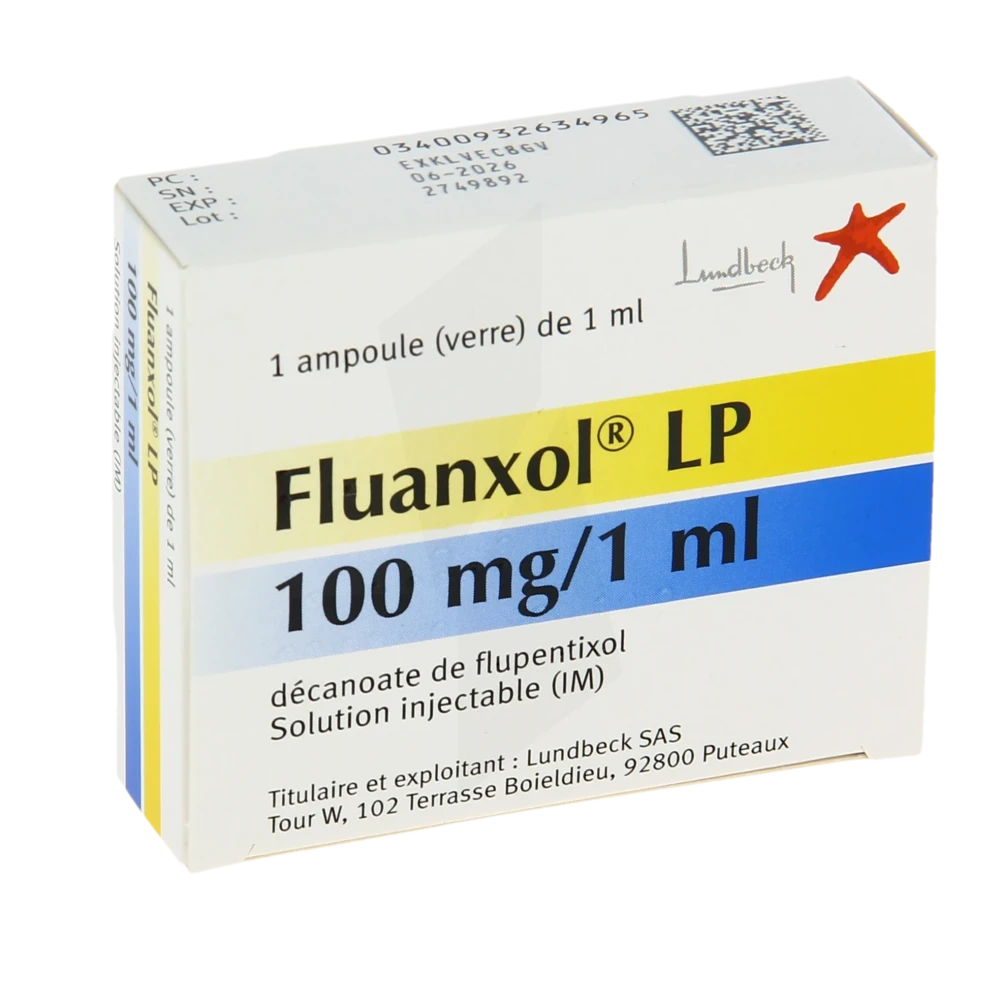 Fluanxol Lp 100 Mg/1 Ml, Solution Injectable (im)