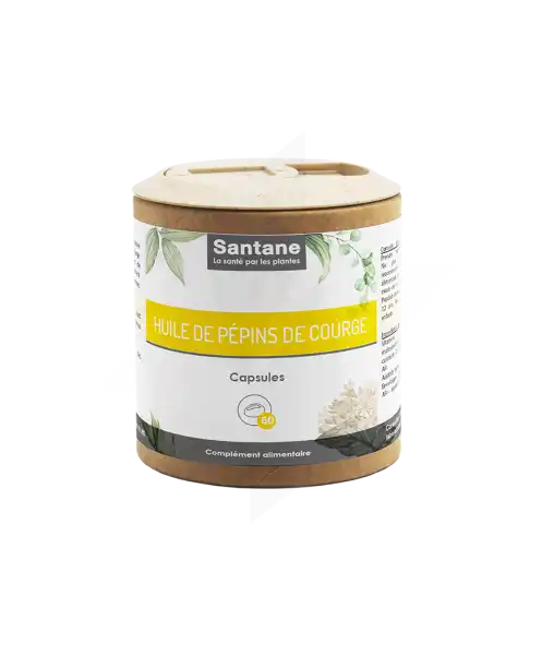 Santane Huile De Pépins De Courge Gélules De Poudre De Plantes 500mg B/60