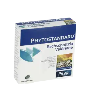 Pileje Phytostandard - Eschscholtzia / Valériane 30 Comprimés à Plaisir