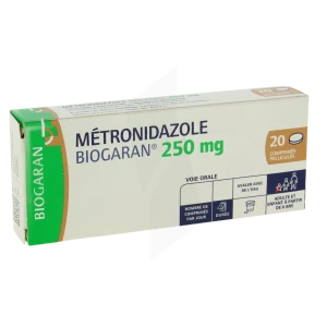 Metronidazole Biogaran 250 Mg, Comprimé Pelliculé