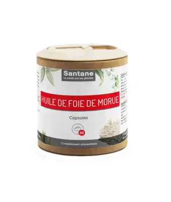 Santane Huile De Foie De Morue Gélules De Poudre De Plantes 500mg B/60 à Auxerre