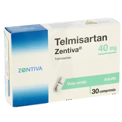 Telmisartan Zentiva 40 Mg, Comprimé à Casteljaloux