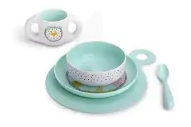 Suavinex Coffret Repas Fox Turquoise