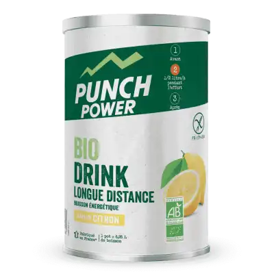 Punch Power Poudre pour Boisson Longue Distance Citron Pot/500g
