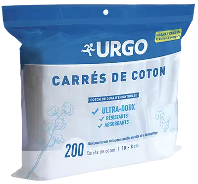 Urgo Carrés De Coton 8x10cm Non Stérile B/200 à  NICE