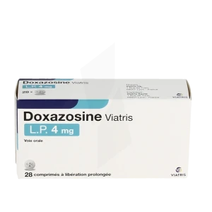 Doxazosine Viatris Lp 4 Mg, Comprimé à Libération Prolongée