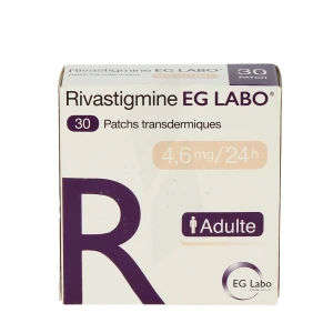 Rivastigmine Eg Labo 4,6 Mg/24 H, Patch Transdermique
