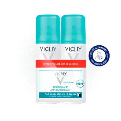 Vichy Déodorant Anti-transpirant 48h 2sprays/125ml à Toulouse