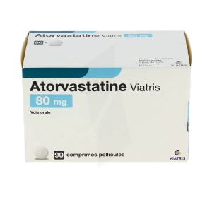 Atorvastatine Viatris 80 Mg, Comprimé Pelliculé