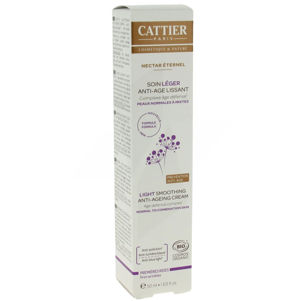 Cattier Nectar Eternel Cr Soin LÉger Anti-Âge Lissant Fl Airless/50ml