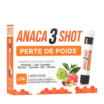 Anaca3 Shot Perte De Poids Boisson B/14 à Saint-Avold