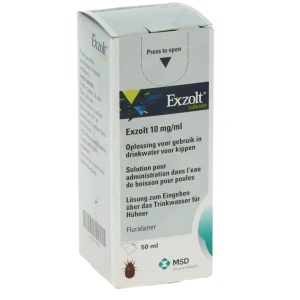 Exzolt 10 Mg/ml Solution Pour Administration Dans L'eau De Boisson Pour Poules, Solution Pour Administration Dans L'eau De Boisson