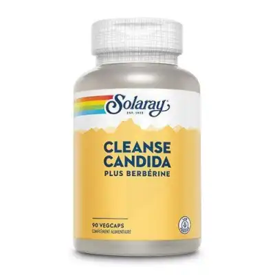 Solaray Cleanse Candida + Berbérine Capsules végétales B/90