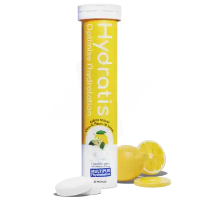 Hydratis Pastilles Effervescentes Citron Fleurs De Sureau T/20 à AIX-EN-PROVENCE