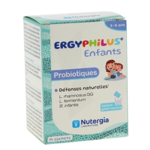 Nutergia Ergyphilus Enfants Défenses Naturelles Des Enfants Poudre 14 Sachets De 2 G