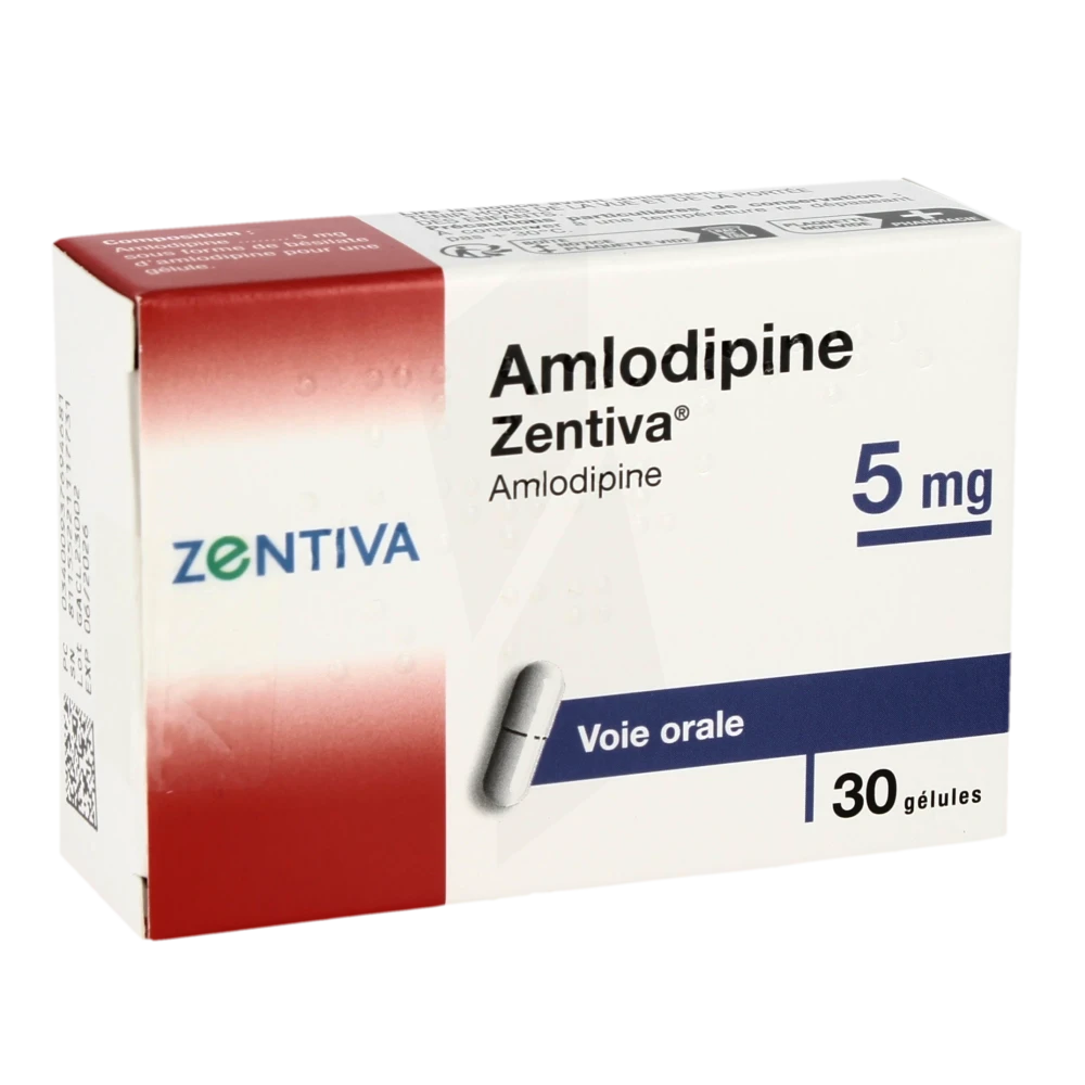 Amlodipine Zentiva 5 Mg, Gélule