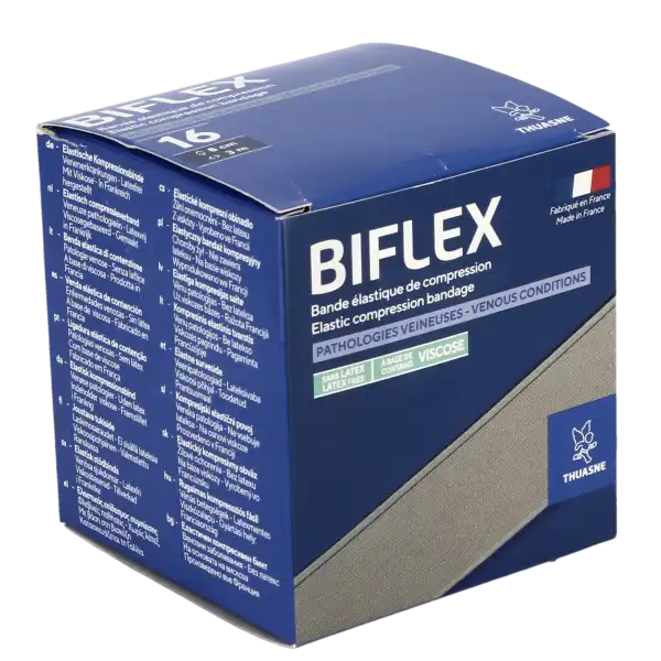 Thuasne Biflex Bande Contention Légère Beige 8cmx3m
