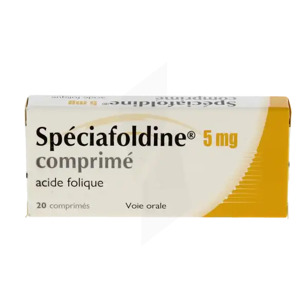 Speciafoldine 5 Mg, Comprimé