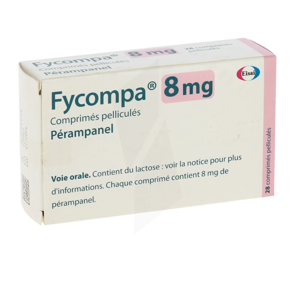 Fycompa 8 Mg, Comprimé Pelliculé