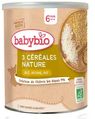 Babybio 3 Céréales Nature à LA-RIVIERE-DE-CORPS