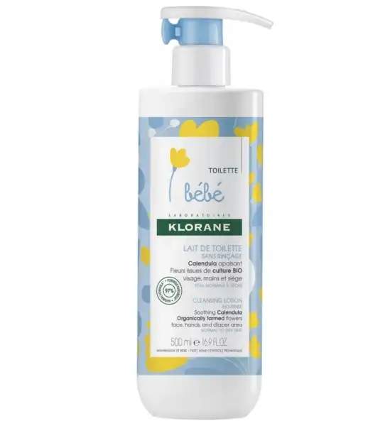 Klorane Bébé Lait De Toilette 500 Ml