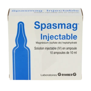 Spasmag Injectable, Solution Injectable (iv) En Ampoule