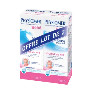 Physiomer Solution Nasale Bébé 2*115ml à Paris