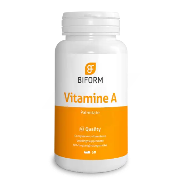 Biform Vitamine A Palmitate Gélules B/30