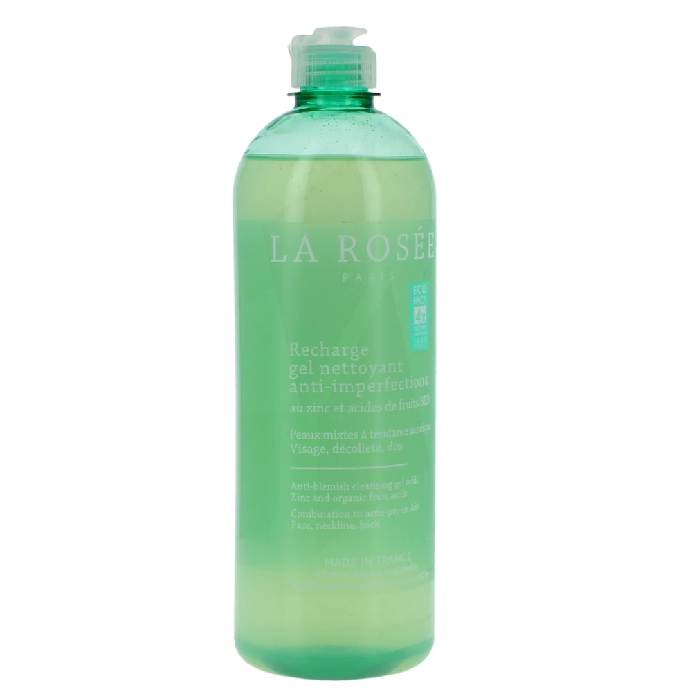La Rosée Gel Nettoyant Anti-imperfections Recharge De 400 Ml