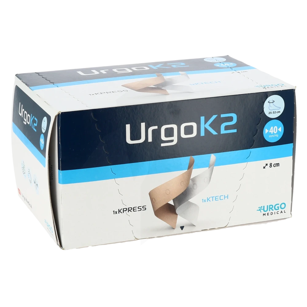 Urgok2 Bandage Multitype Système De Compression Veineuse Bi-bande 25-32/8cm