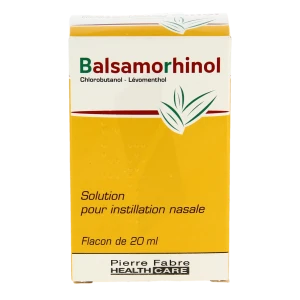 Balsamorhinol, Solution Pour Instillation Nasale
