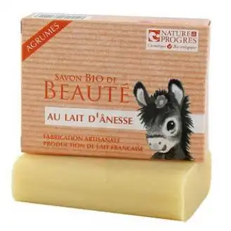 Bio Since 1975 - Savon Au Lait D'ânesse Et Huile Essentielle Agrumes - Pain De 100g