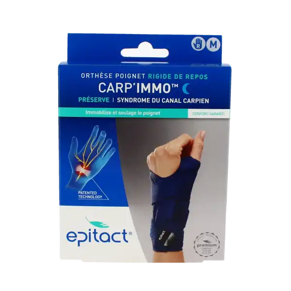 Carp'immo OrthÈse Poignet Rigide De Repos Droit M