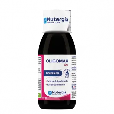 Nutergia Oligomax Fer Solution Buvable Fl/150ml