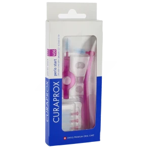 Curaprox Perio Start 406 - 5 Brossettes Interdentaires Avec Manche
