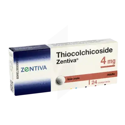 Thiocolchicoside Zentiva 4 Mg, Comprimé à Auterive