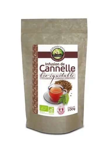 Ecoidées Ethnoscience Infusion De Cannelle Bio-équitable Sachet/100g