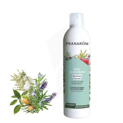 Pranarôm Aromaforce Spray Assainissant Ravintsara Tea Tree Bio Fl/150ml à Saint-Vallier