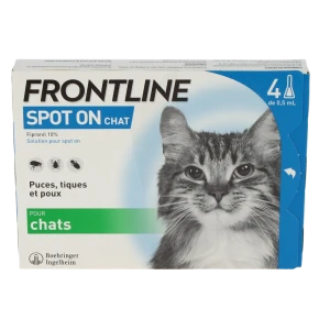 Frontline Spot On Chat, Solution Pour Spot-on