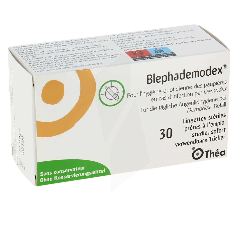Blephademodex Compr StÉrile Nettoyante B/30