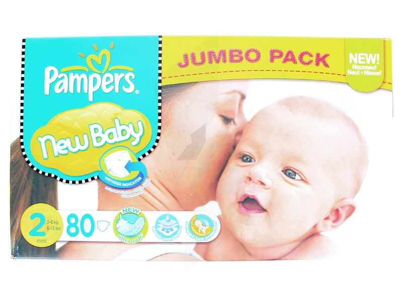 Pharmacie de Noroy - Parapharmacie Pampers Jumbo Pack Couches New
