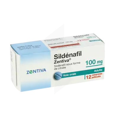 Sildenafil Zentiva 100 Mg, Comprimé Pelliculé à Angers
