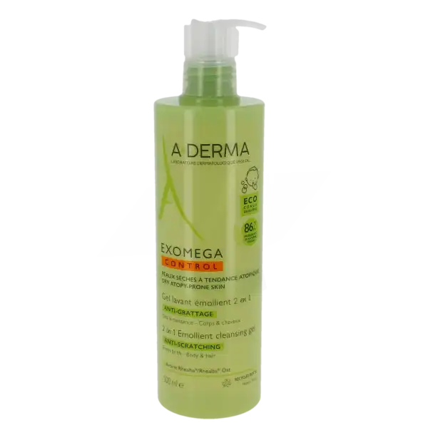 Aderma Exomega Gel Lavant Emollient 2 En 1 C&c 500ml