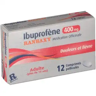 Ibuprofene Ranbaxy Medication Officinale 400 Mg, Comprimé Pelliculé à Béziers
