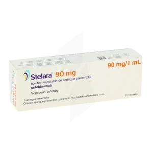 Stelara 90 Mg, Solution Injectable En Seringue Préremplie