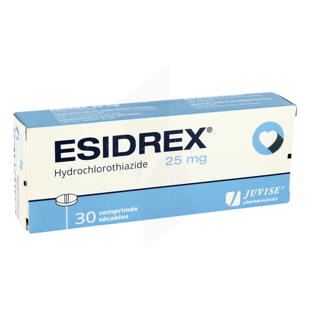 Esidrex 25 Mg, Comprimé Sécable