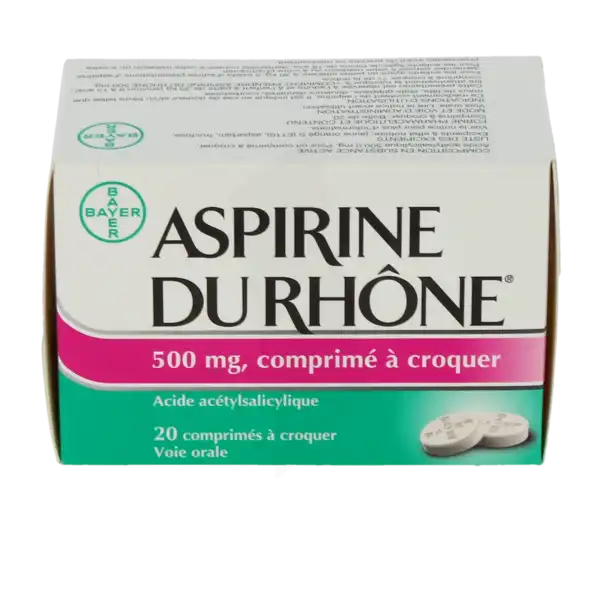 Aspirine Du Rhone 500 Mg, Comprimé à Croquer