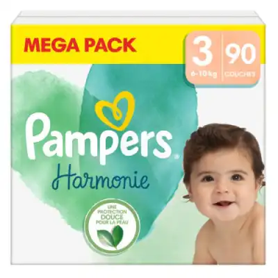 Pampers Harmonie Couche T3 Mégapack/90 à Wittenheim