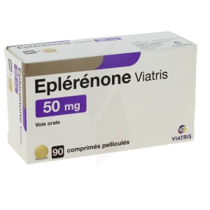 Eplerenone Viatris 50 Mg, Comprimé Pelliculé